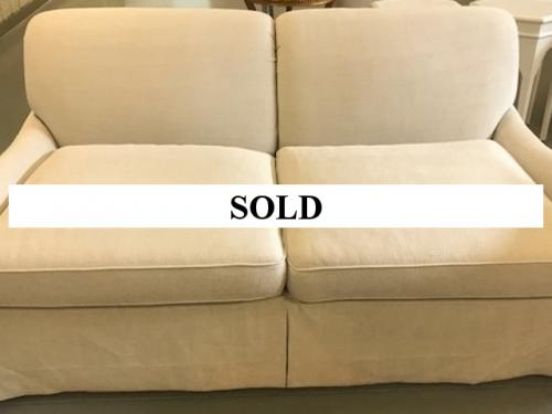 2-SEATER BEIGE SOFA $695