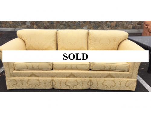 KINDEL GOLD DAMASK SOFA/3-SEATER $1295