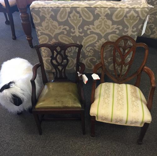 MINI CHAIRS APPROX 16"W X 14"D X 26"H $135 EACH