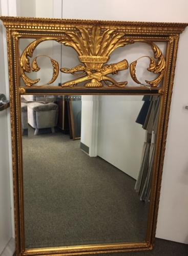 GOLD LEAF MIRROR 36"W X 54"H $450