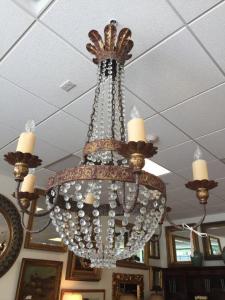 NIERMANN WEEKS CRYSTAL CHANDELIER RETAIL $6880 ESTATE TREASURES $1295