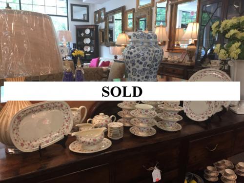 ROSENTHAL SERVICE FOR 12 WITH SERVING PIECES $395