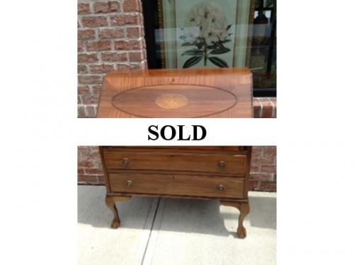 ENGLISH ANTIQUE DROP FRONT DESK $595
