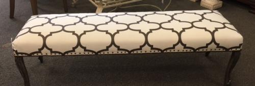 CREAM/GRAY 60" LONG BENCH $795