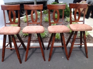 SET OF 4 STOOLS $450