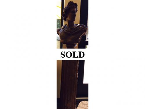 SCULPTURE ON PEDESTAL $395