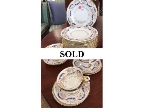 TIFFANY CHINA LUNCHEON SET $180