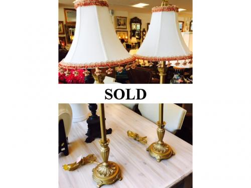 PAIR OF BUFFET LAMPS $125