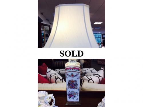 FRENCH PORCELAIN LAMP $150