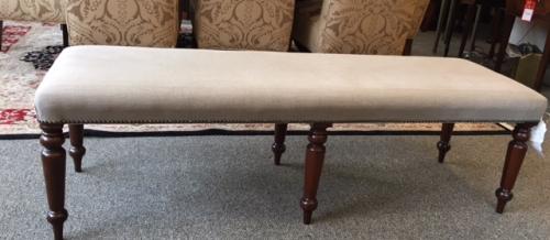 ANTIQUE ENGLISH 6 LEG BENCH $1595